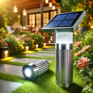 Magnetic solar light with motion sensor